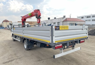 JAC N90-L (9т) КМУ SKYWAY SK508 (3,2т) БОРТ СТАЛЬ 6,2×2,55×0,6 м